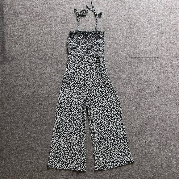 nobody’s child Pants - Nobody's Child Wide Leg Floral Pattern Spaghetti Strap Jumpsuit Romper Women’s 2